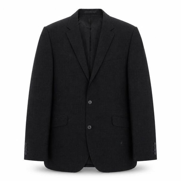 Tom English Men's Black Blazer, Size 42, Regular Fit