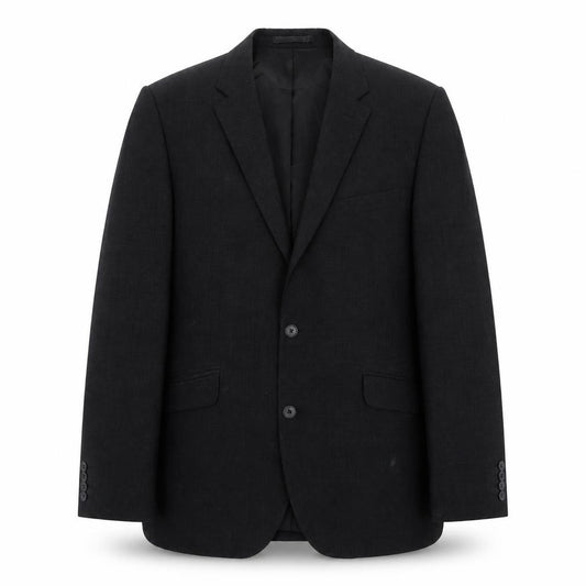 Tom English Men's Black Blazer, Size 42, Regular Fit