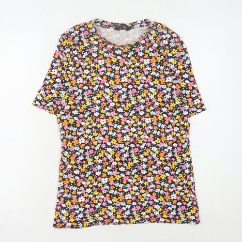Marks and Spencer Women’s Multicoloured Floral T-Shirt, UK 14