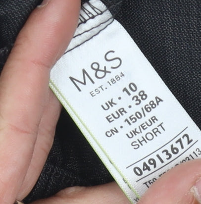 Marks and Spencer Women's Black Trousers Size 10