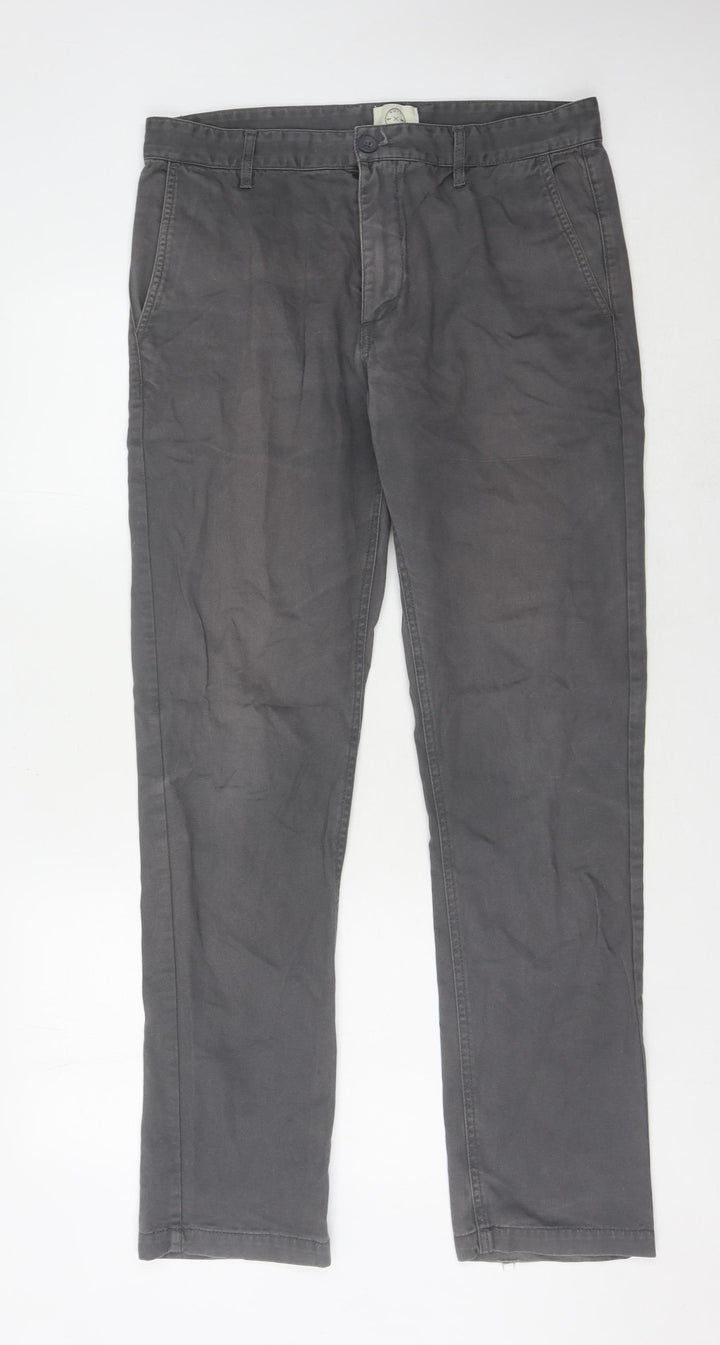Suit Men's Grey Straight Leg Jeans, Size 32 Waist