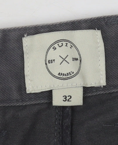 Suit Men's Grey Straight Leg Jeans, Size 32 Waist