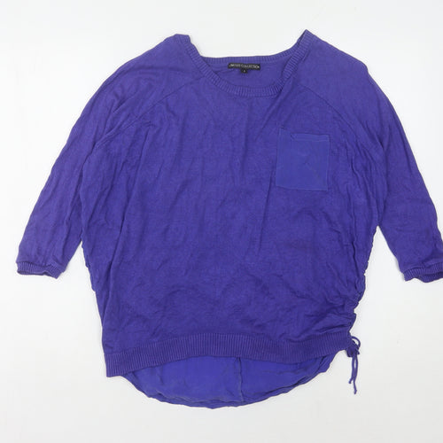Marks and Spencer Women's Purple Pullover Jumper S