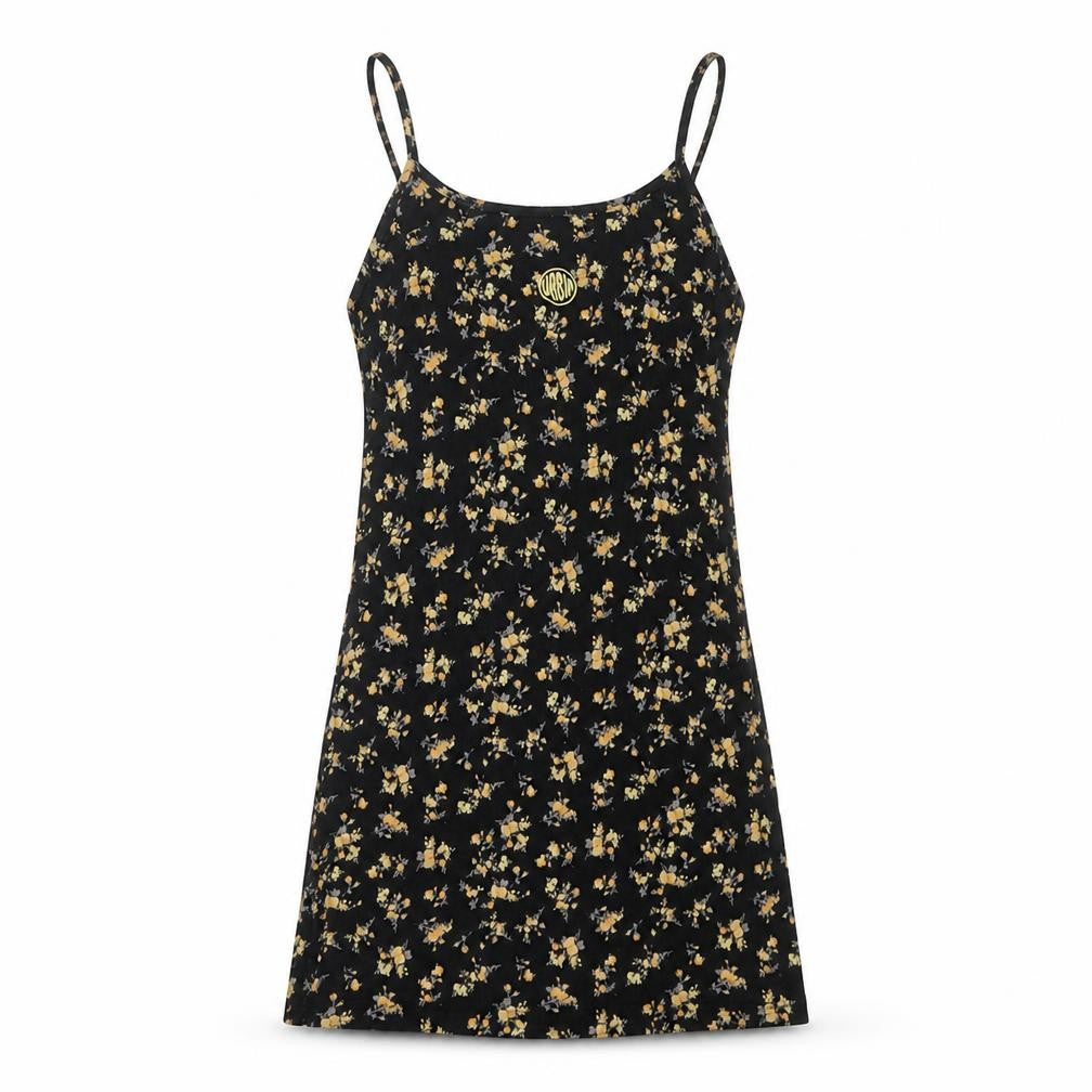 Urban Outfitters Women's Black Floral Slip Dress XL