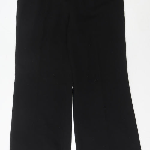 Betty Jackson Black Women's Wide-Leg Trousers Size 16