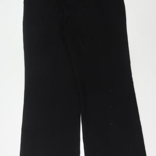 Betty Jackson Black Women's Wide-Leg Trousers Size 16