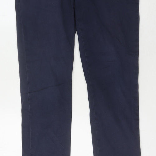 72 Lord St. Men's Blue Slim Chino Trousers S