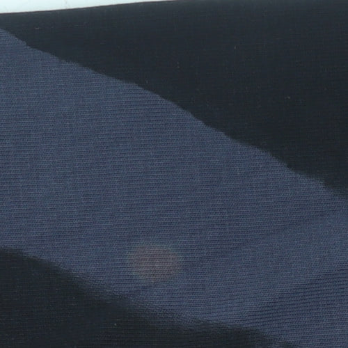 Adidas Women's Blue Animal Print Ankle Leggings Size 12-14