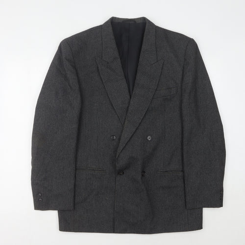 Marlowe Men's Grey Tweed Blazer, Size 40