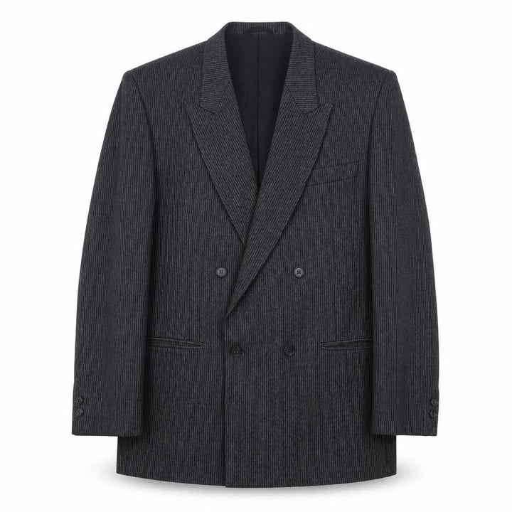 Marlowe Men's Grey Tweed Blazer, Size 40