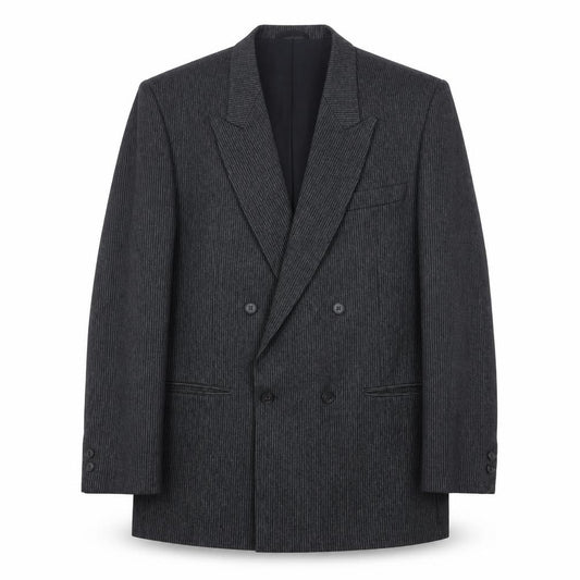Marlowe Men's Grey Tweed Blazer, Size 40
