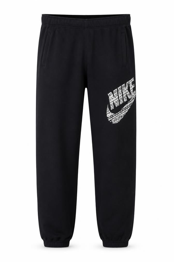Front view of Nike Men's Black Jogger Trousers, S, Casual Style