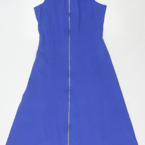 COS Women's Blue A-Line Sleeveless Dress, Size 12