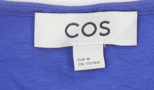 COS Women's Blue A-Line Sleeveless Dress, Size 12