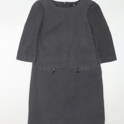 Marks and Spencer Women's Grey Sheath Dress Size 12