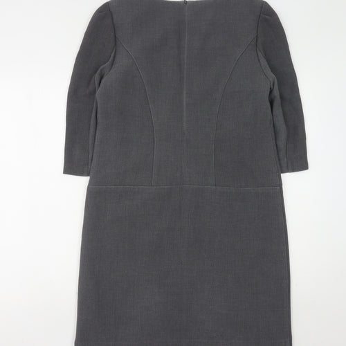 Marks and Spencer Women's Grey Sheath Dress Size 12