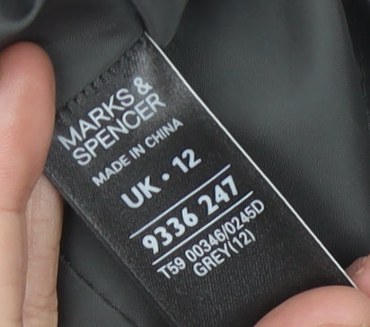 Marks and Spencer Women's Grey Sheath Dress Size 12
