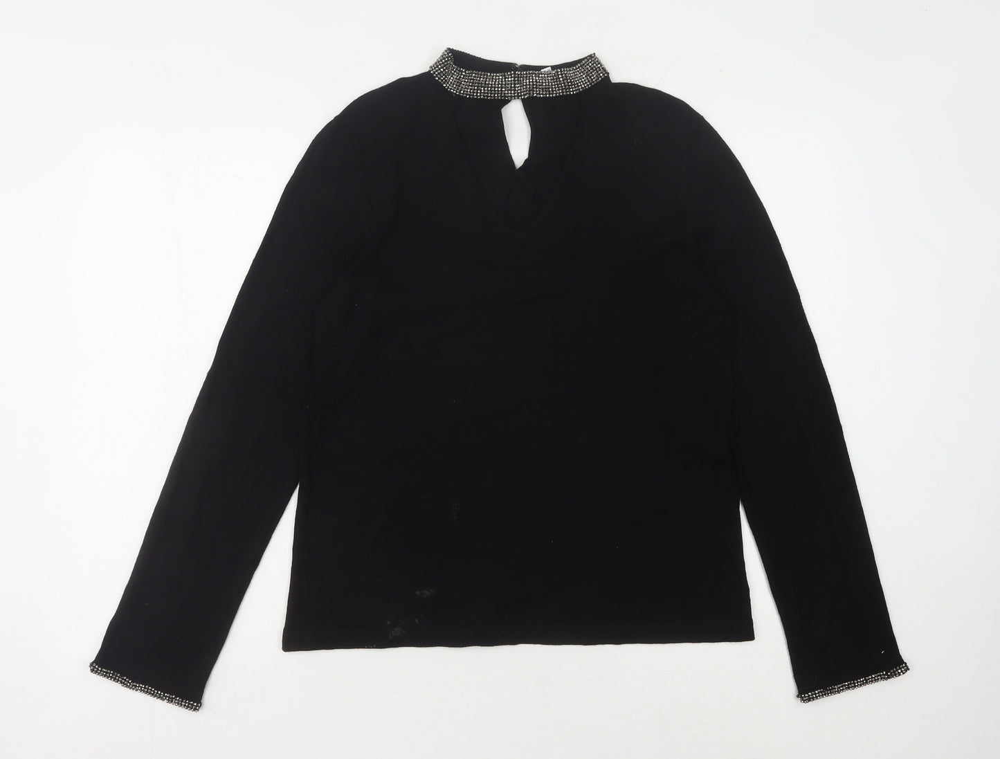 Warehouse Women's Black Long Sleeve Jumper