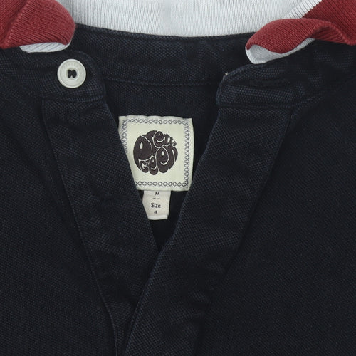 Pretty Green Men's Black Polo Shirt M Short Sleeve