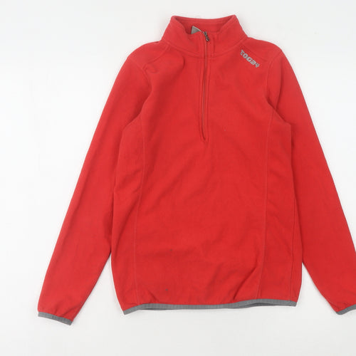 TOG24 Women's Red Fleece Sweatshirt 8-10