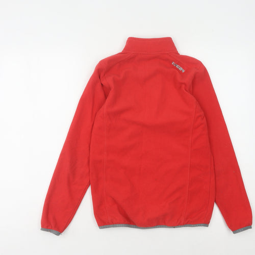 TOG24 Women's Red Fleece Sweatshirt 8-10
