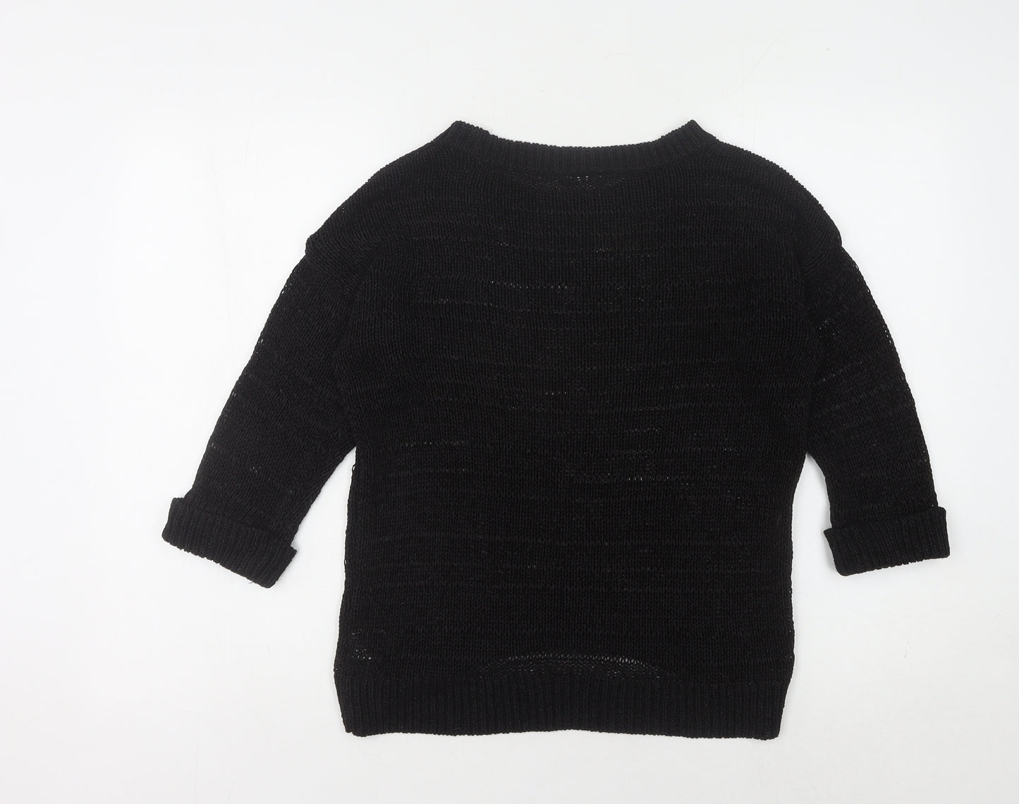 Wallis Women’s Black Knit Pullover Jumper, Size S