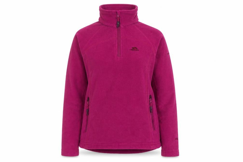 Trespass Pink XS Women's Fleece 1/2 Zip Sweatshirt