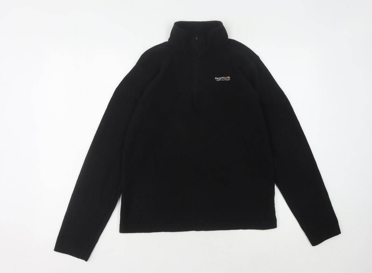 Regatta Boys Black Fleece Sweatshirt Size L