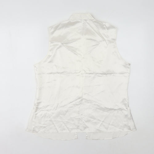 Marks and Spencer Women's Ivory Sleeveless Blouse UK 12