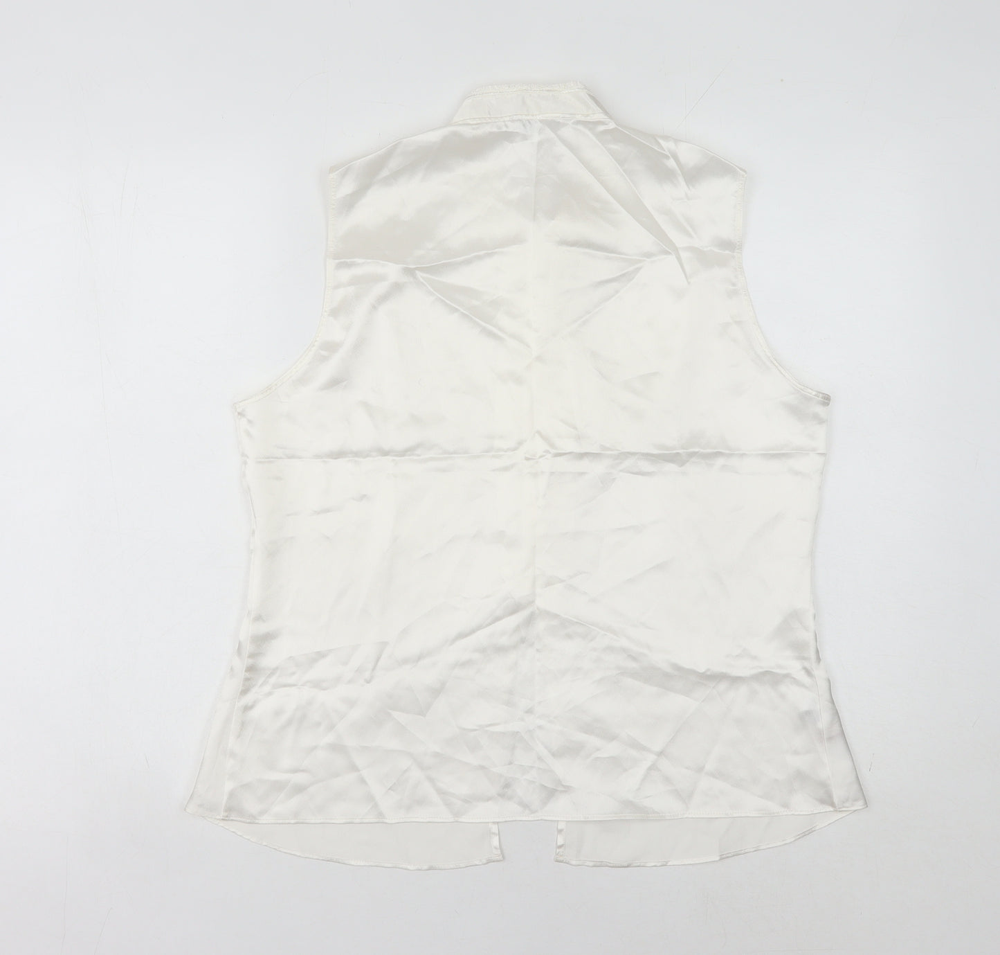 Marks and Spencer Women's Ivory Sleeveless Blouse UK 12