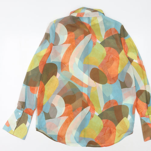 PrettyLittleThing Womens Multicoloured Button-Up Shirt