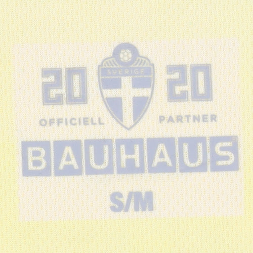 Bauhaus Sweden Home Jersey, Yellow, Size S/M, Short Sleeves
