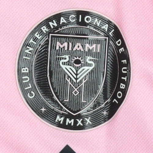 Adidas Childrens Pink Messi Away Shirt 176 - Short Sleeves
