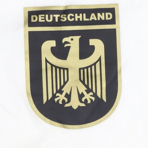 Puma XL Deutschland Football Shirt, White, Adults Home Kit