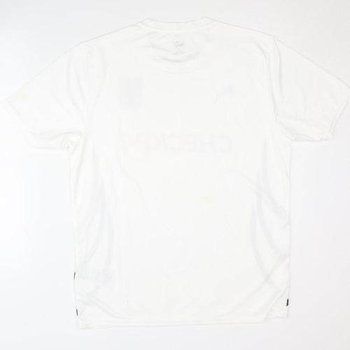 Puma Adult White Deutschland Football Shirt L Short Sleeves