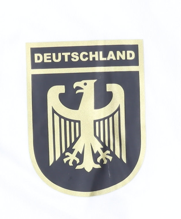 Puma Adult White Deutschland Football Shirt L Short Sleeves