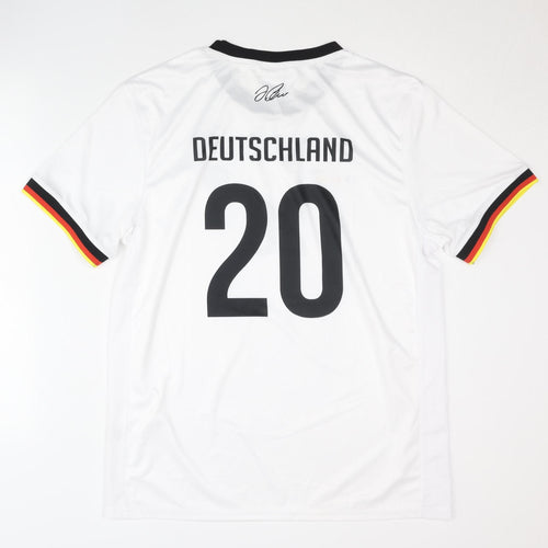 Nivea Men's Deutschland Signed Home Shirt, M, White, Short Sleeves