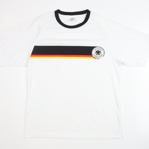 DFB Germany Home Shirt M White Short Sleeves Adult