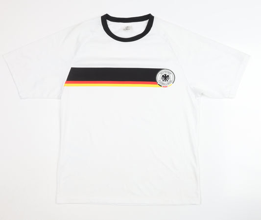DFB Germany Home Shirt M White Short Sleeves Adult