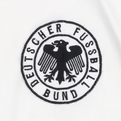 DFB Adult White Football Shirt XL, Short Sleeves