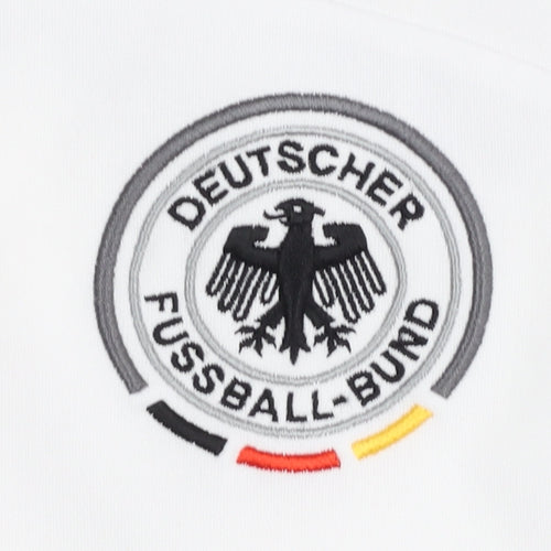 DFB Football Shirt L White Short Sleeves Adult