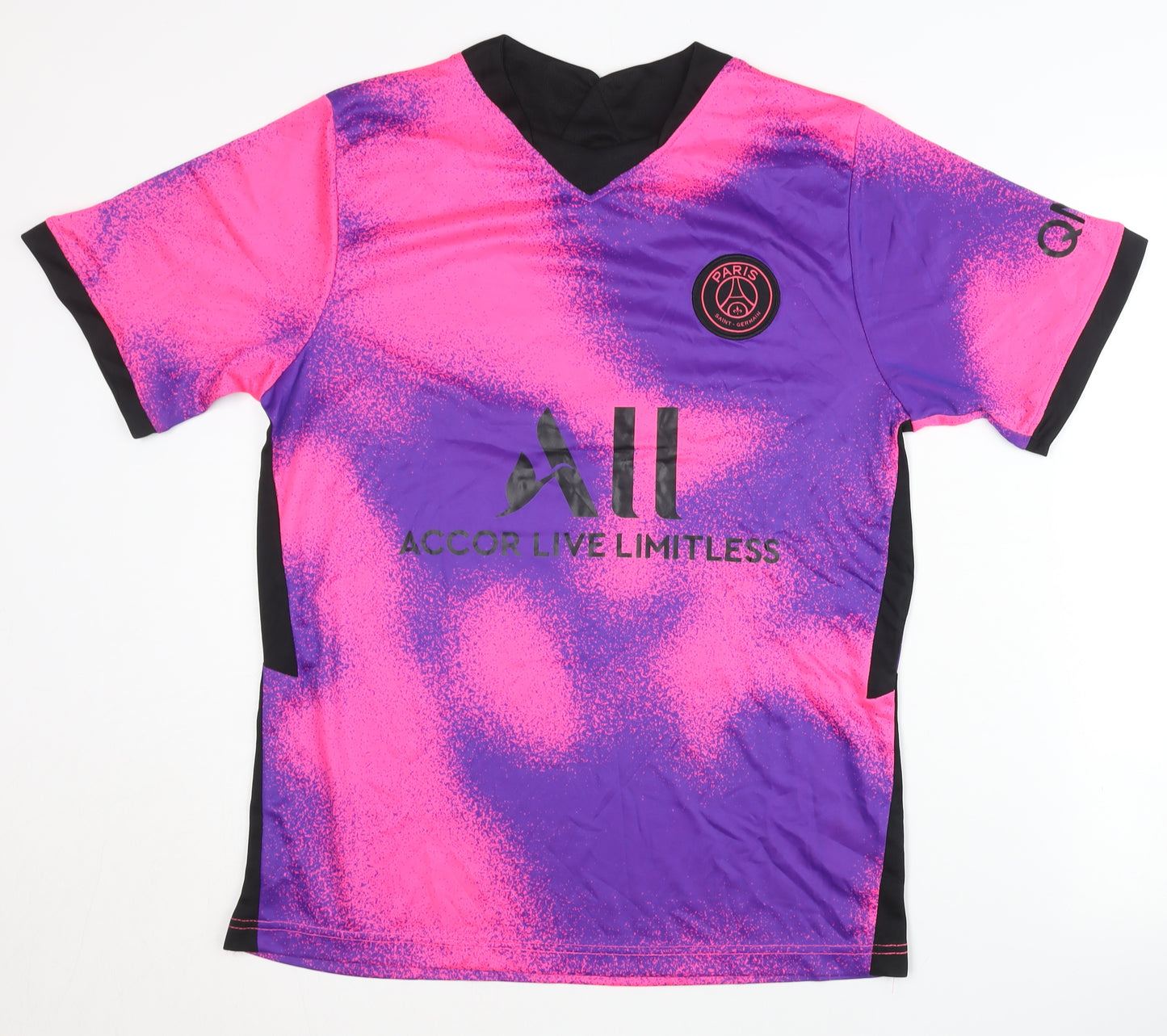 Purple PSG 3rd Kit Shirt - Medium, Short Sleeves, Adults