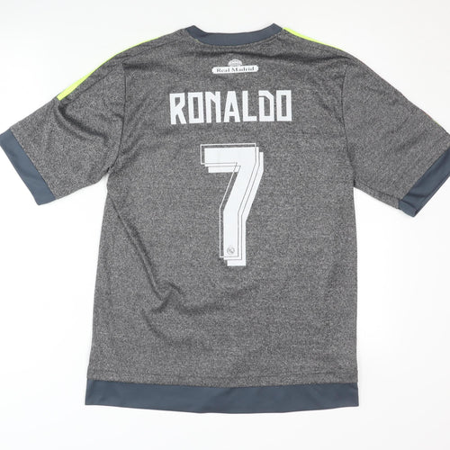Adidas Womens Real Madrid Away Shirt Ronaldo #7 Grey Size 10