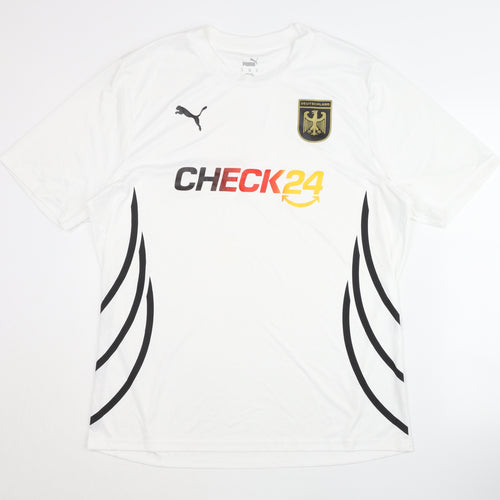 Puma Deutschland White XL Men's Football Shirt