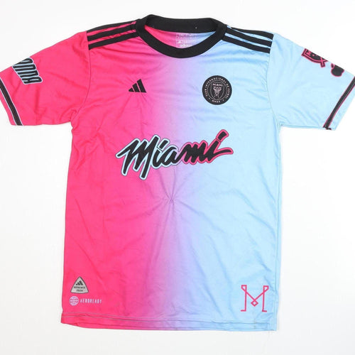 Adidas Childrens Miami Messi 10 Football Shirt