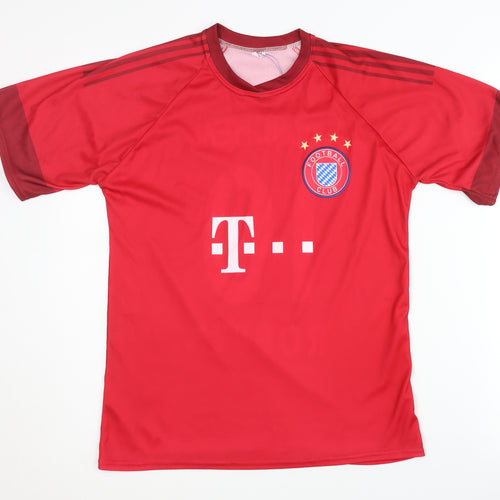 Children's Bayern Munchen Red Home Football Shirt Robben #10