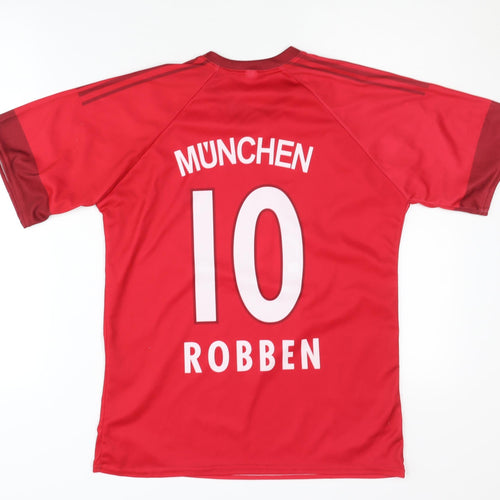 Children's Bayern Munchen Red Home Football Shirt Robben #10