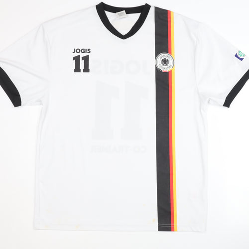 DFB Adult White Football Shirt L Jogis 11 Home Kit