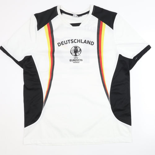 Deutschland Euro 2016 Home Shirt L White Adult Football
