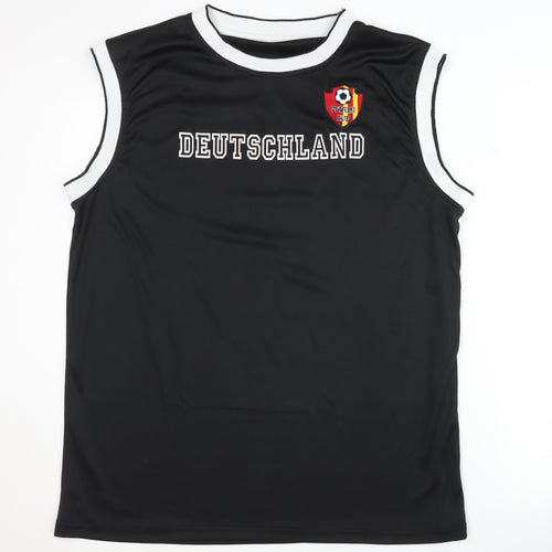 Deutschland World Cup Black Vest Shirt XL Adults